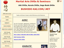 Tablet Screenshot of bushido-kai.net